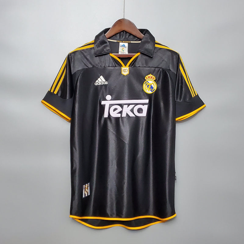CAMISA RETRÔ DO REAL MADRID 99/00 Preta