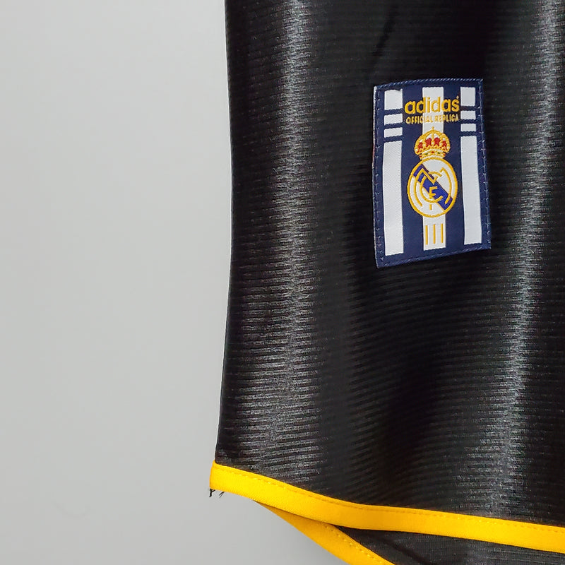 CAMISA RETRÔ DO REAL MADRID 99/00 Preta